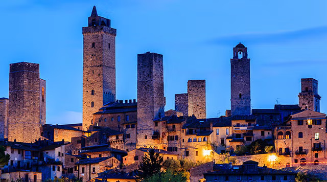 San Gimigano, is known as 'town of  fine towers".